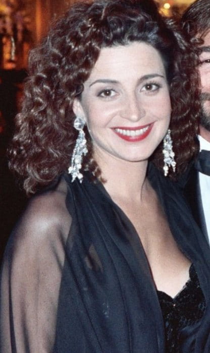 Annie Potts at the Emmy Awards in 1989