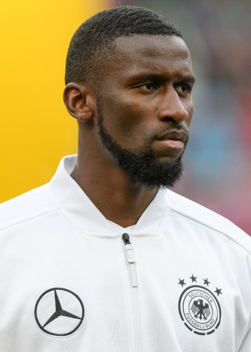 Antonio Rüdiger during a FIFA friendly match between Austria and Germany in June 2018