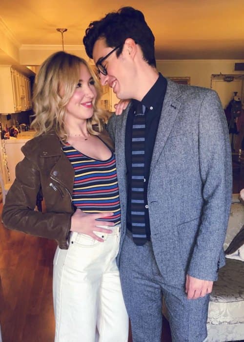 Audrey Whitby and Joey Bragg as seen in October 2018