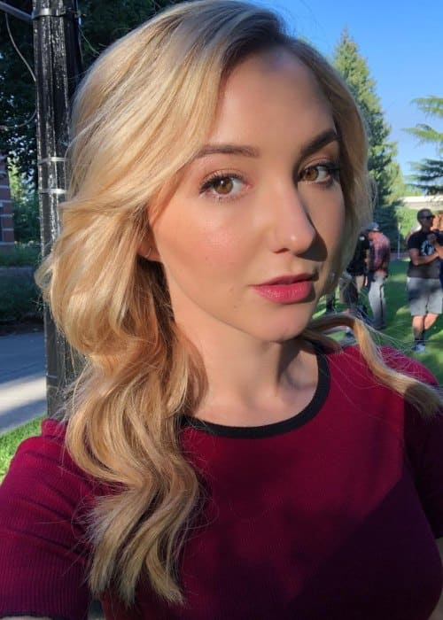 Audrey Whitby in a selfie in August 2018