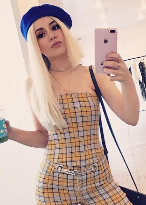 Ava Max in a selfie as seen in January 2018