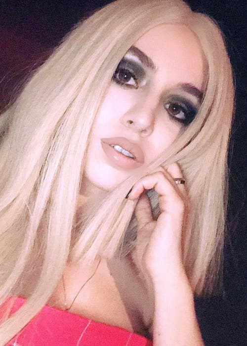 Ava Max in an Instagram selfie as seen in October 2018