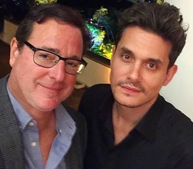 Bob Saget (Left) with John Mayer in October 2018