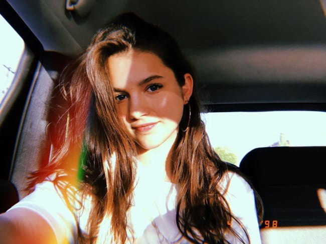 Chloe East in an Instagram selfie as seen in May 2018