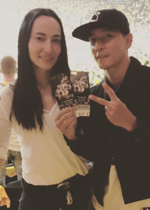 Daniel Wu and Lisa Selesner as seen in June 2017