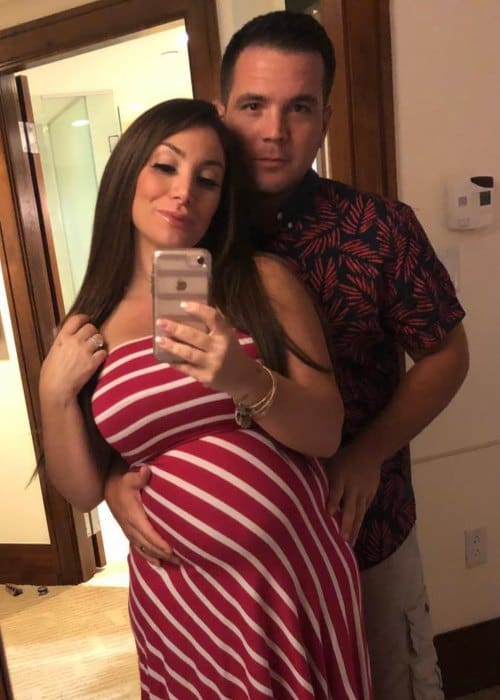 Deena Nicole Cortese and Christopher Buckner in a selfie in September 2018