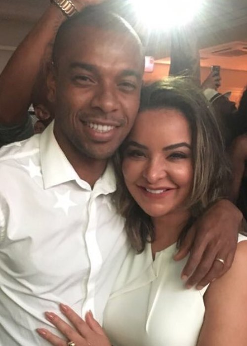 Fernandinho and Glaucia Roza as seen in June 2018