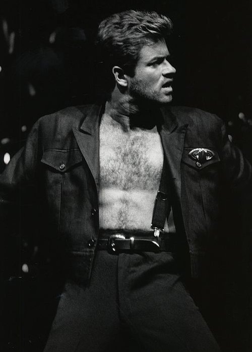 George Michael during the Faith World Tour in 1988