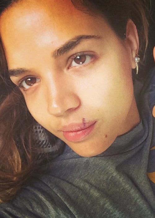 Georgie Flores in an Instagram selfie as seen in March 2014