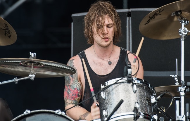 Gethin Davies at the Rock im Park festival in June 2016