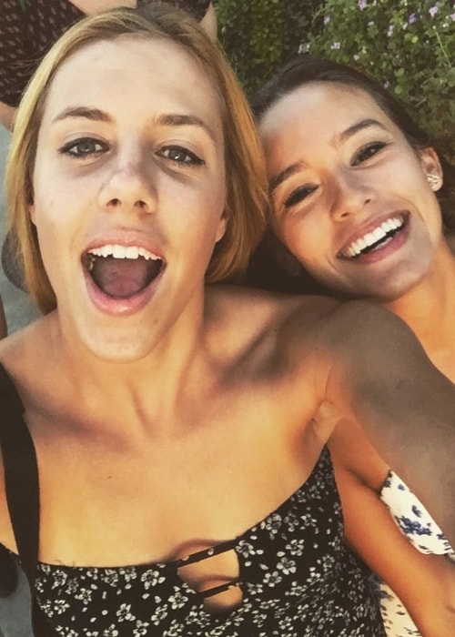 Glory Norman (Left) in a selfie with a friend in August 2015