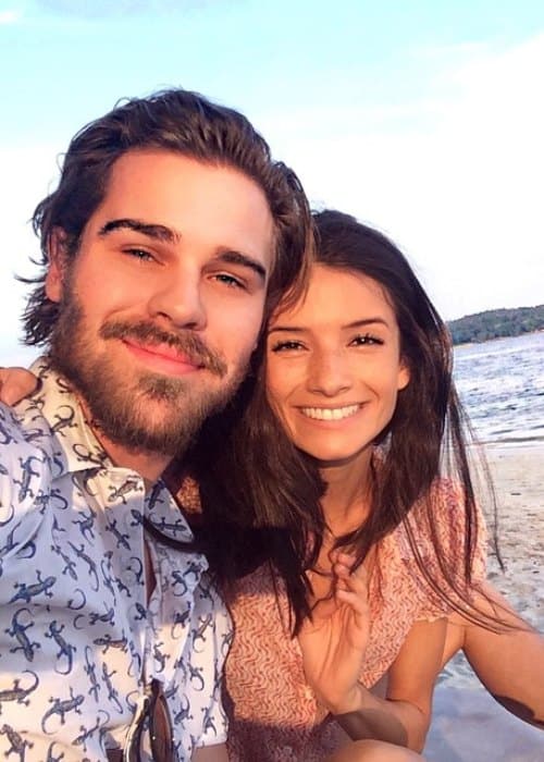 Grey Damon and Alice Greczyn as seen in January 2015