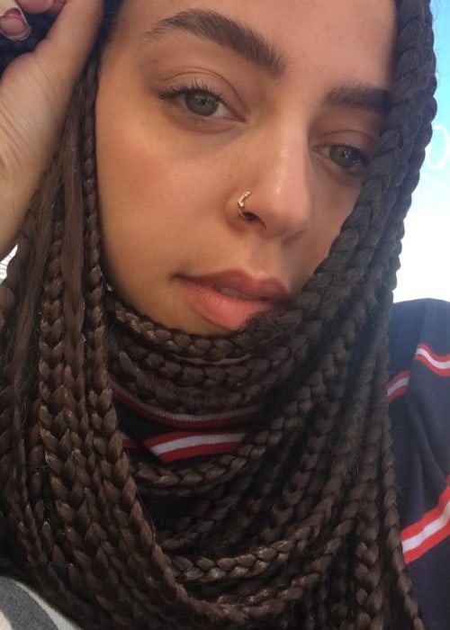 Hayley Law in an Instagram selfie in March 2018