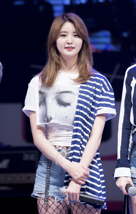 Jeonghwa as seen in May 2017