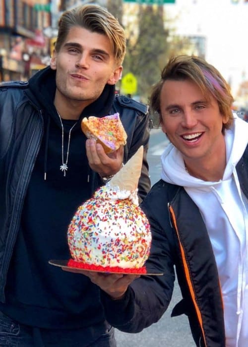 Jonathan Cheban (Right) and Twan Kuyper as seen in July 2018