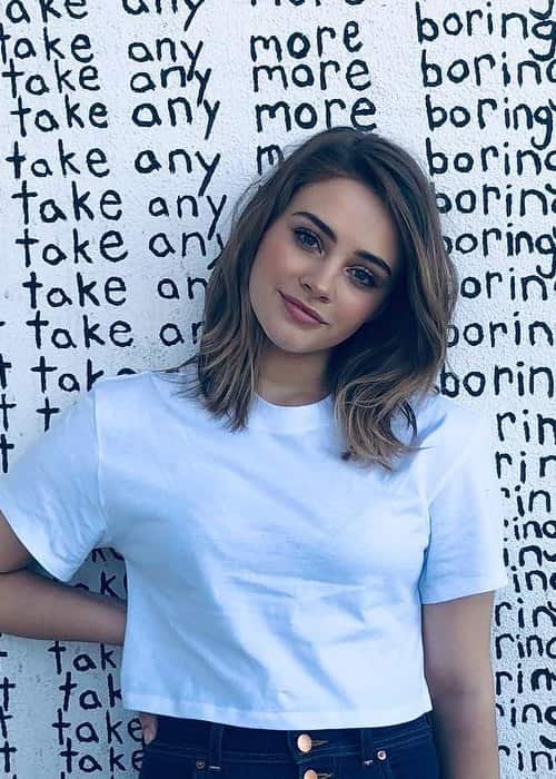 Josephine Langford in an Instagram post as seen in November 2018