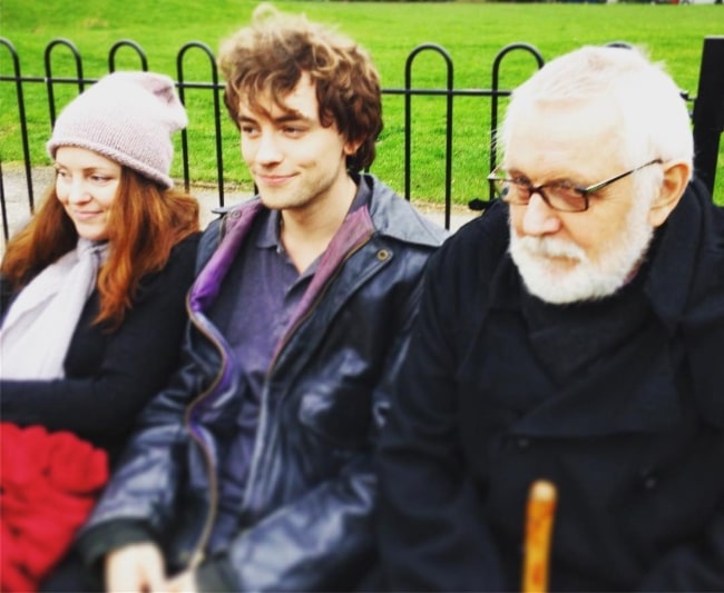 Josh Whitehouse with his dad and his sister