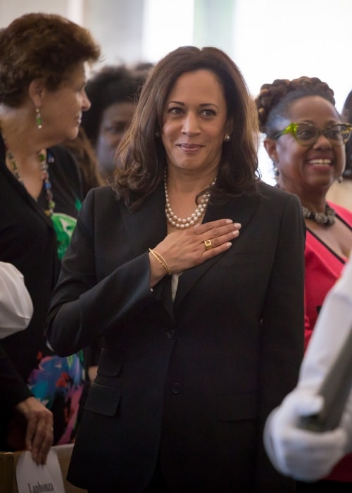 Kamala Harris in Los Angeles Town Hall in April 2017