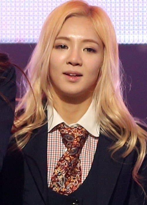 Kim Hyo-yeon during a performance in March 2014