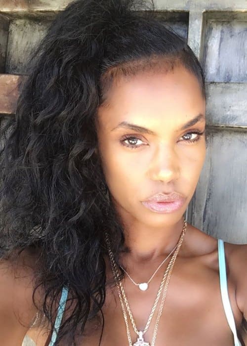 Kim Porter in a selfie as seen in November 2016