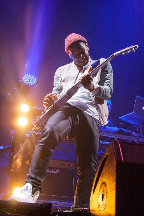 Labrinth performing at Manchester Arena on February 2, 2013