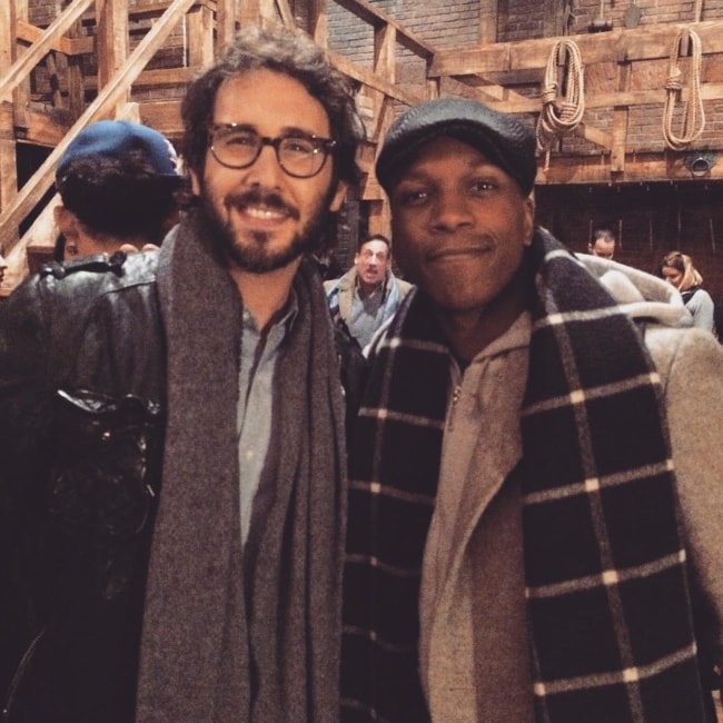 Leslie Odom Jr. (Right) with Josh Groban in November 2015