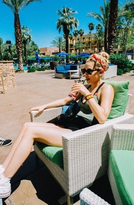 Lili Reinhart at Coachella in June 2017