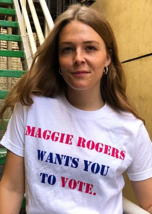 Maggie Rogers as seen in October 2018