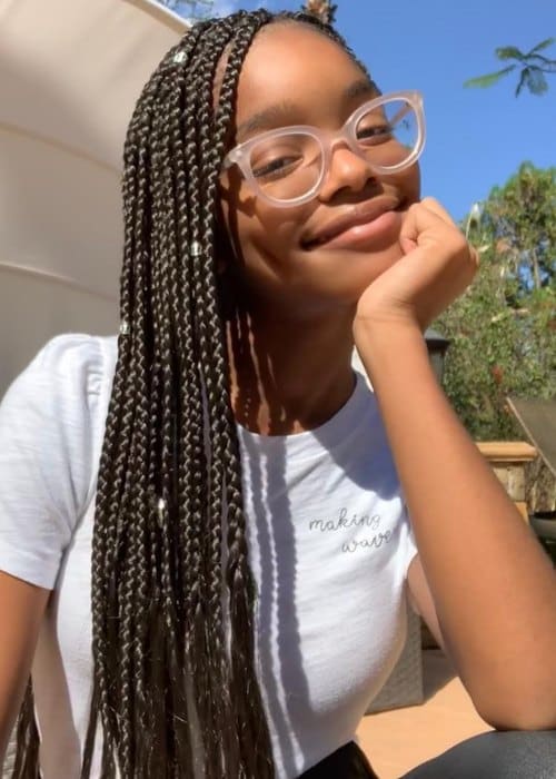 Marsai Martin as seen in October 2018