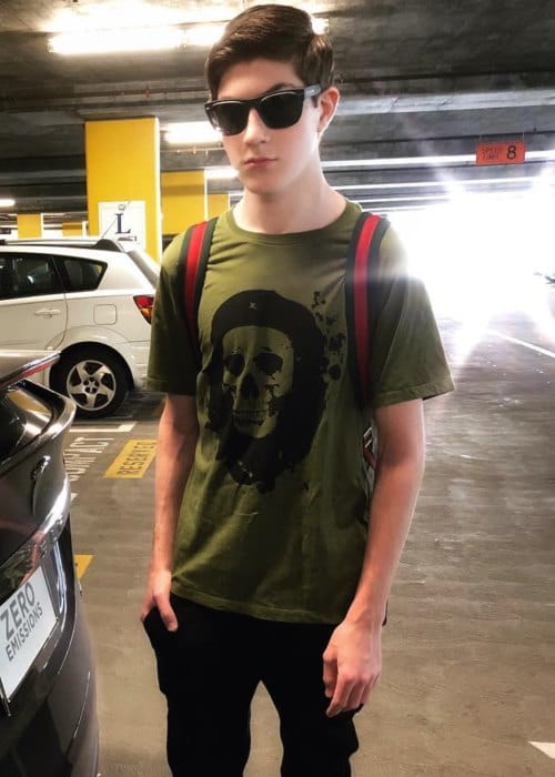 Mason Cook as seen in August 2018