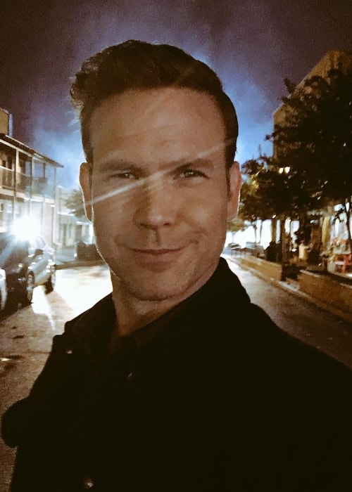 Matthew Davis in a selfie in November 2018