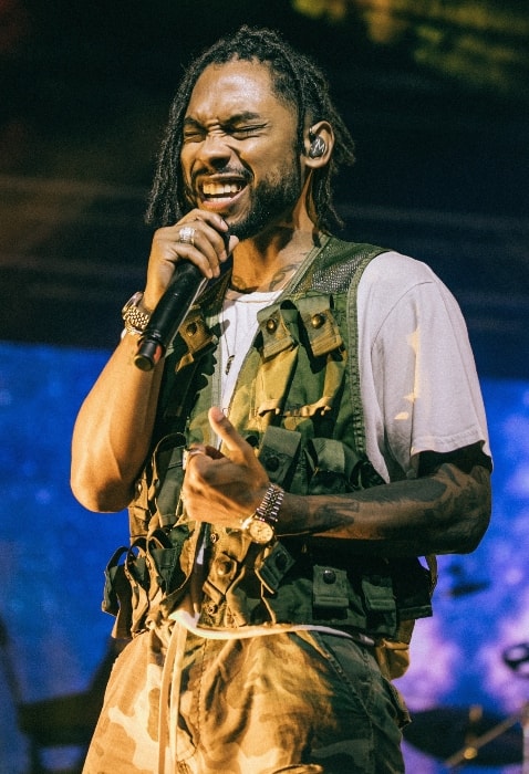 Miguel as seen while performing in September 2017