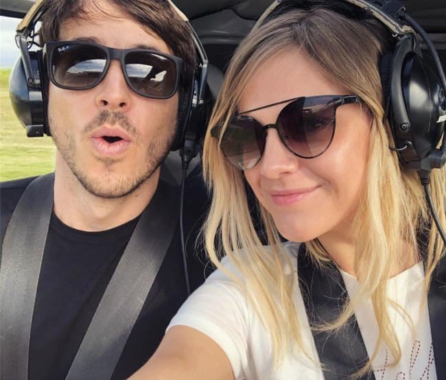 Morgan Evans and Kelsea Ballerini in a selfie in June 2018