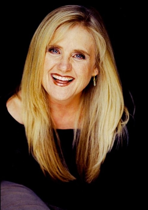 Nancy Cartwright posing with her beautiful smile