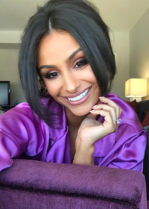 Nazanin Mandi in a selfie as seen in March 2018