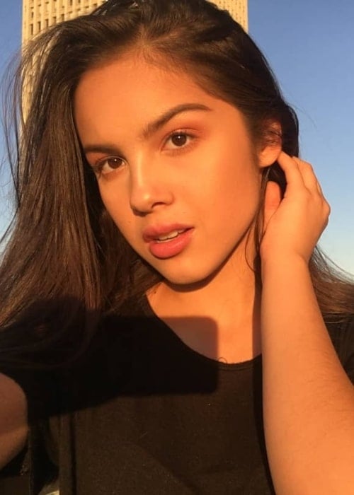 Olivia Rodrigo in a selfie in August 2018