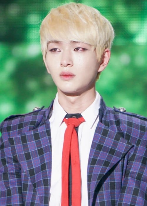 Onew at the Melon Music Awards in November 2013