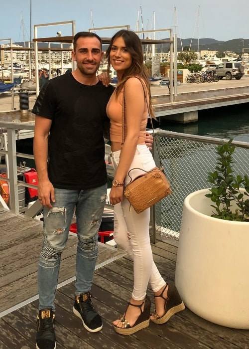 Paco Alcácer with Beatriz Viana López in June 2018