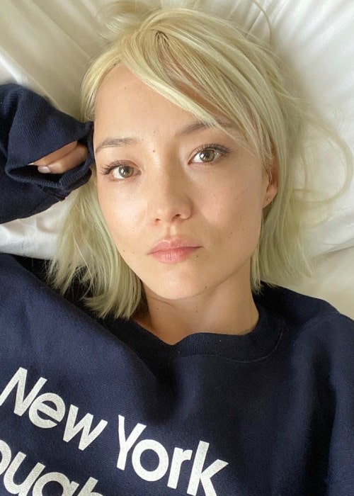 Pom Klementieff in an Instagram selfie as seen in August 2020