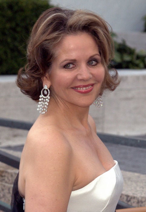 Renée Fleming during the premiere of the Metropolitan Opera in New York City in 2009