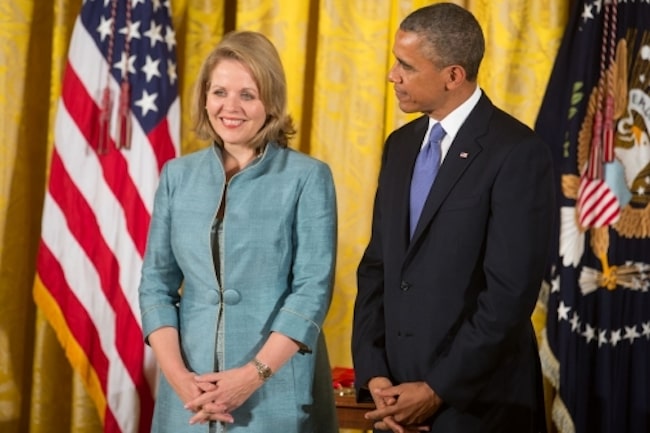 Renée Fleming got the National Medals of Arts from President Barack Obama in July 2012