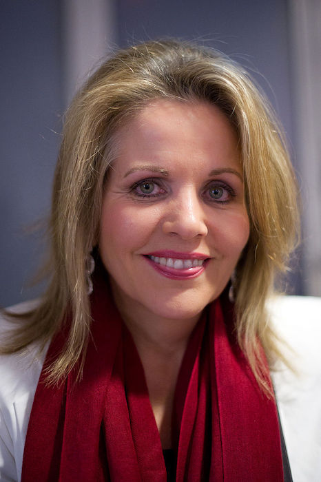 Renée Fleming posing after her 2011 performance in Tivoli Concert Hall in Copenhagen, Denmark