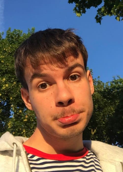 Rex Orange County in an Instagram selfie as seen in July 2018