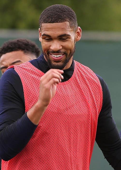 Ruben Loftus-Cheek training with England at the 2018 FIFA World Cup