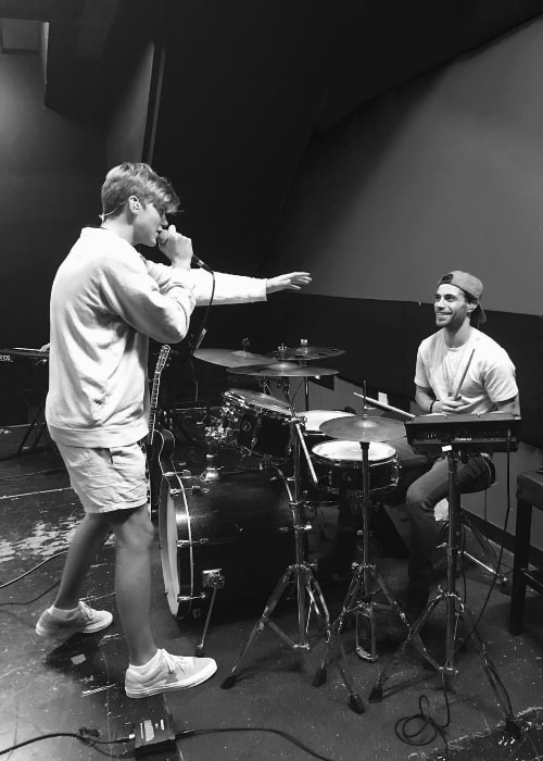 Ruel Van Dijk (Left) as seen while practicing with Jack Robert in March 2018