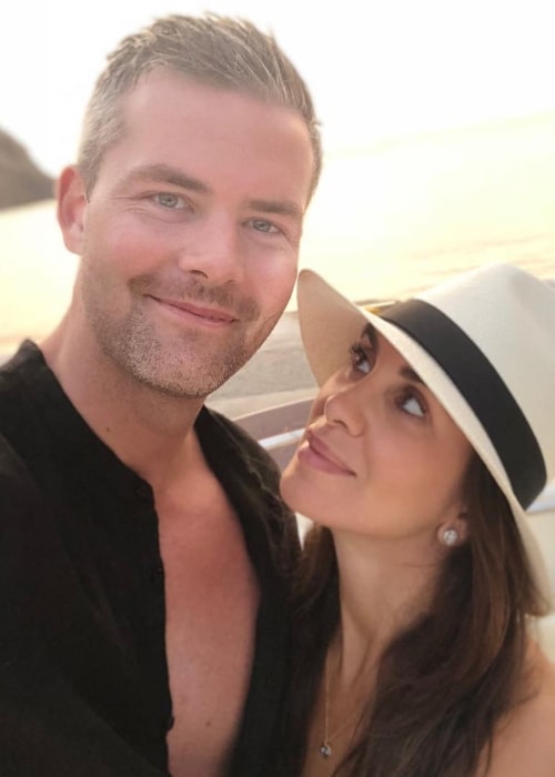 Ryan Serhant in a selfie with Emilia Bechrakis in August 2018