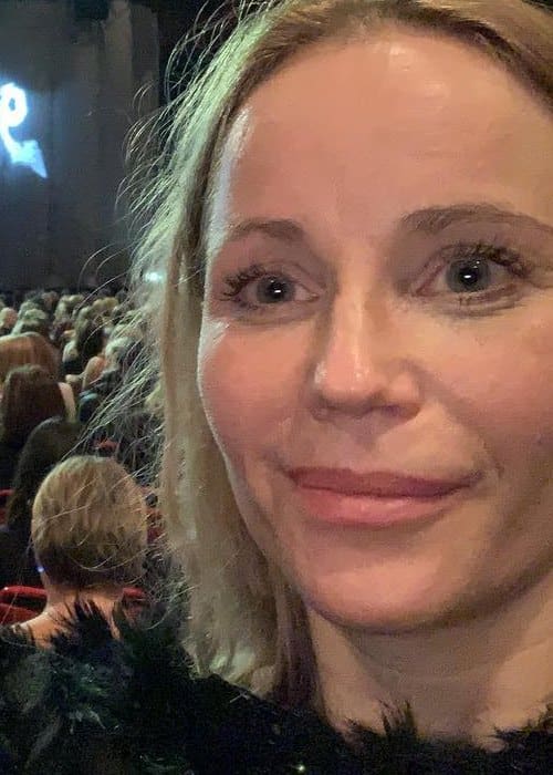 Sofia Helin in an Instagram selfie as seen in November 2018