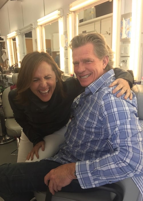 Thomas Haden Church with Molly Shannon in June 2017