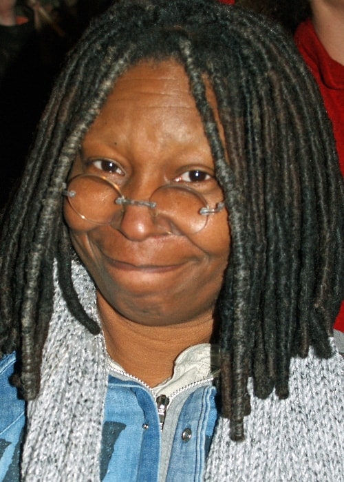 Whoopi Goldberg pictured while in New York City protesting California Proposition 8 (2008)