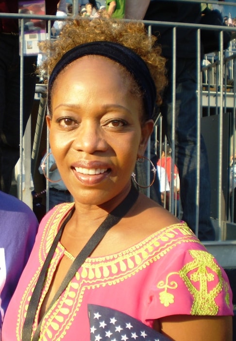 Alfre Woodard at Obama Rally during the Democratic National Convention in August 2008